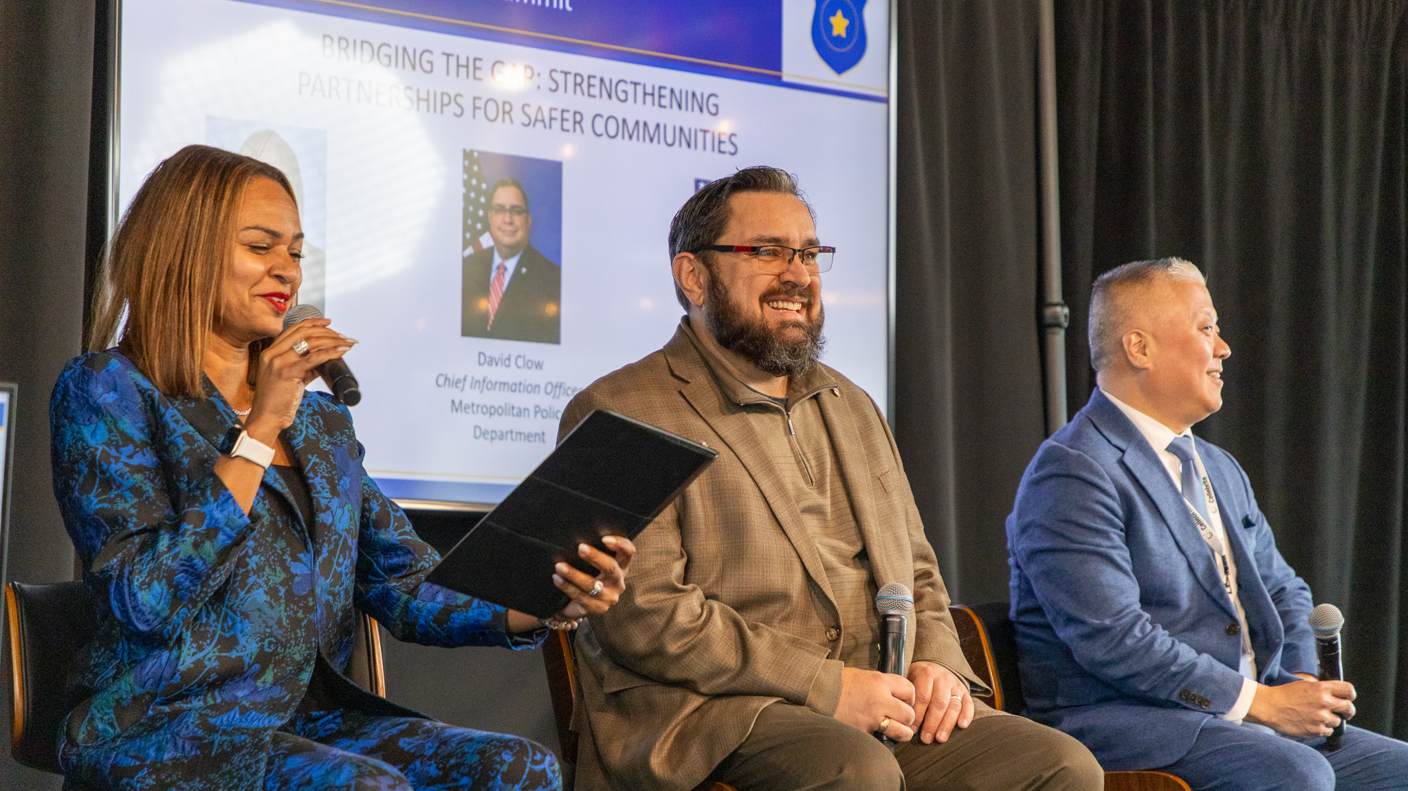 Bridging the Gap: Strengthening Partnerships for Safer Communities panel at 2025 Law Enforcement Innovation Summit