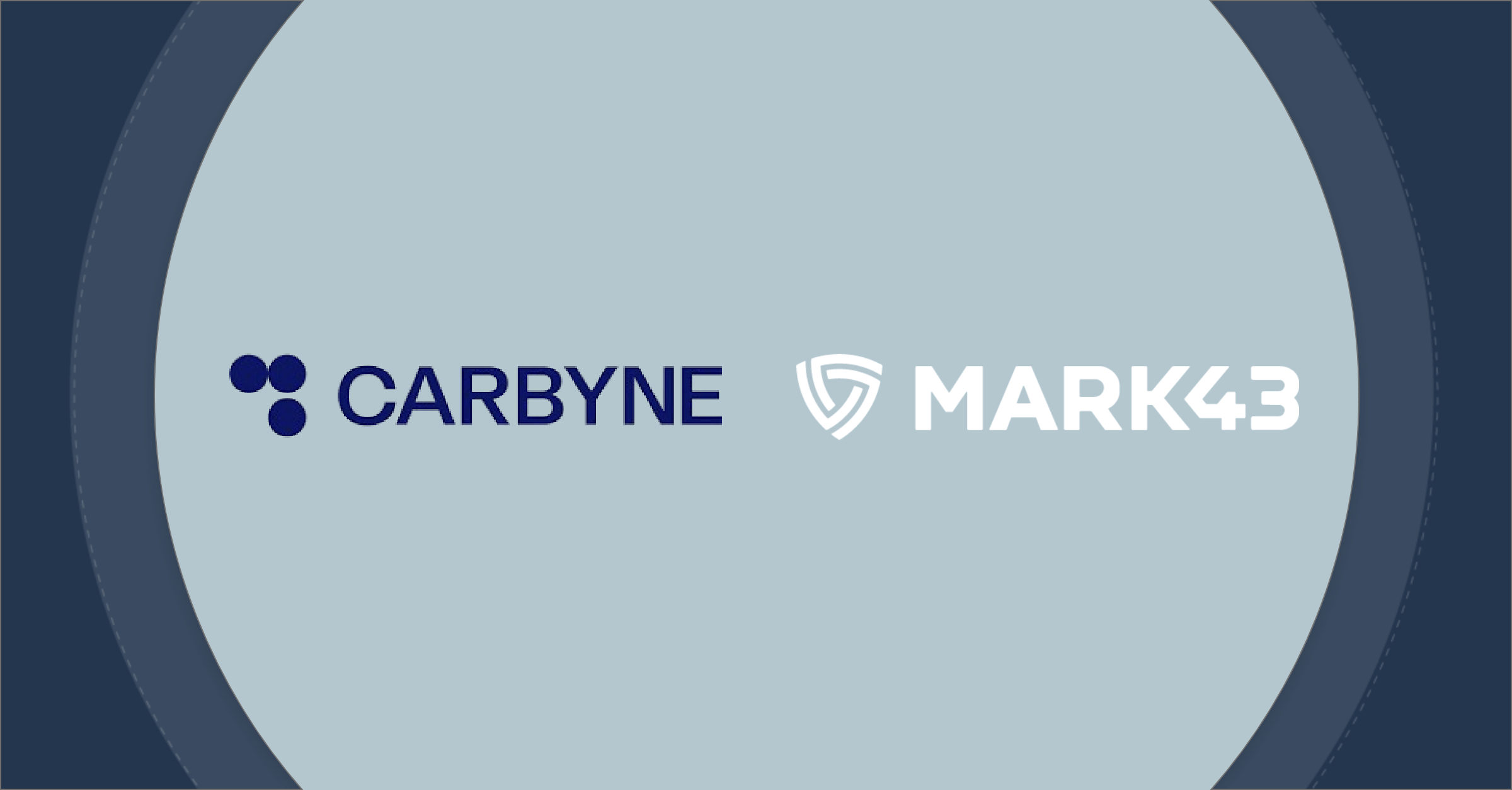 Carbyne and Mark43 logos
