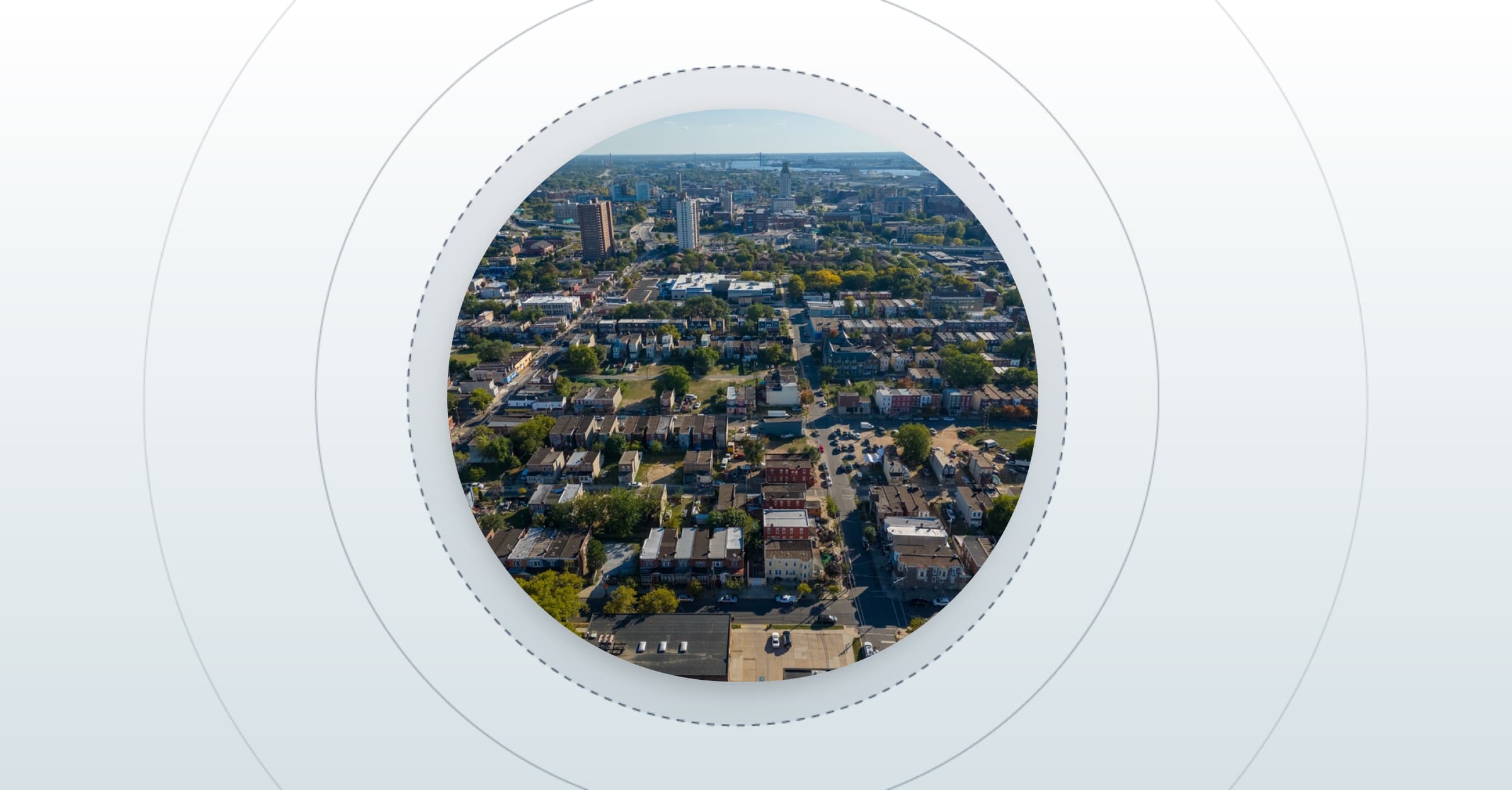 Camden County cityscape