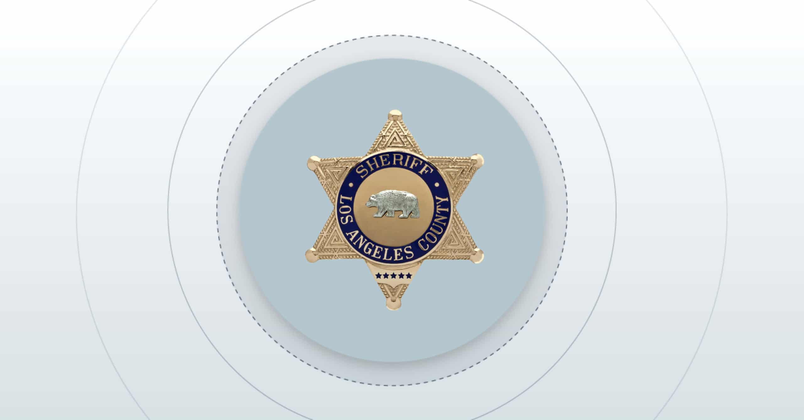 Los Angeles county sheriff badge