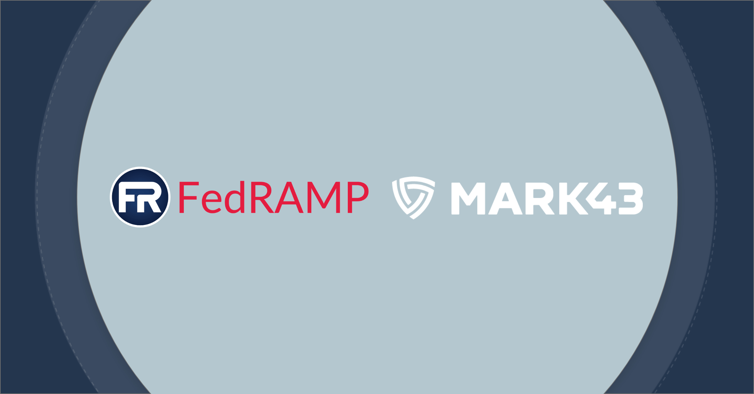 FedRAMP and Mark43 logos