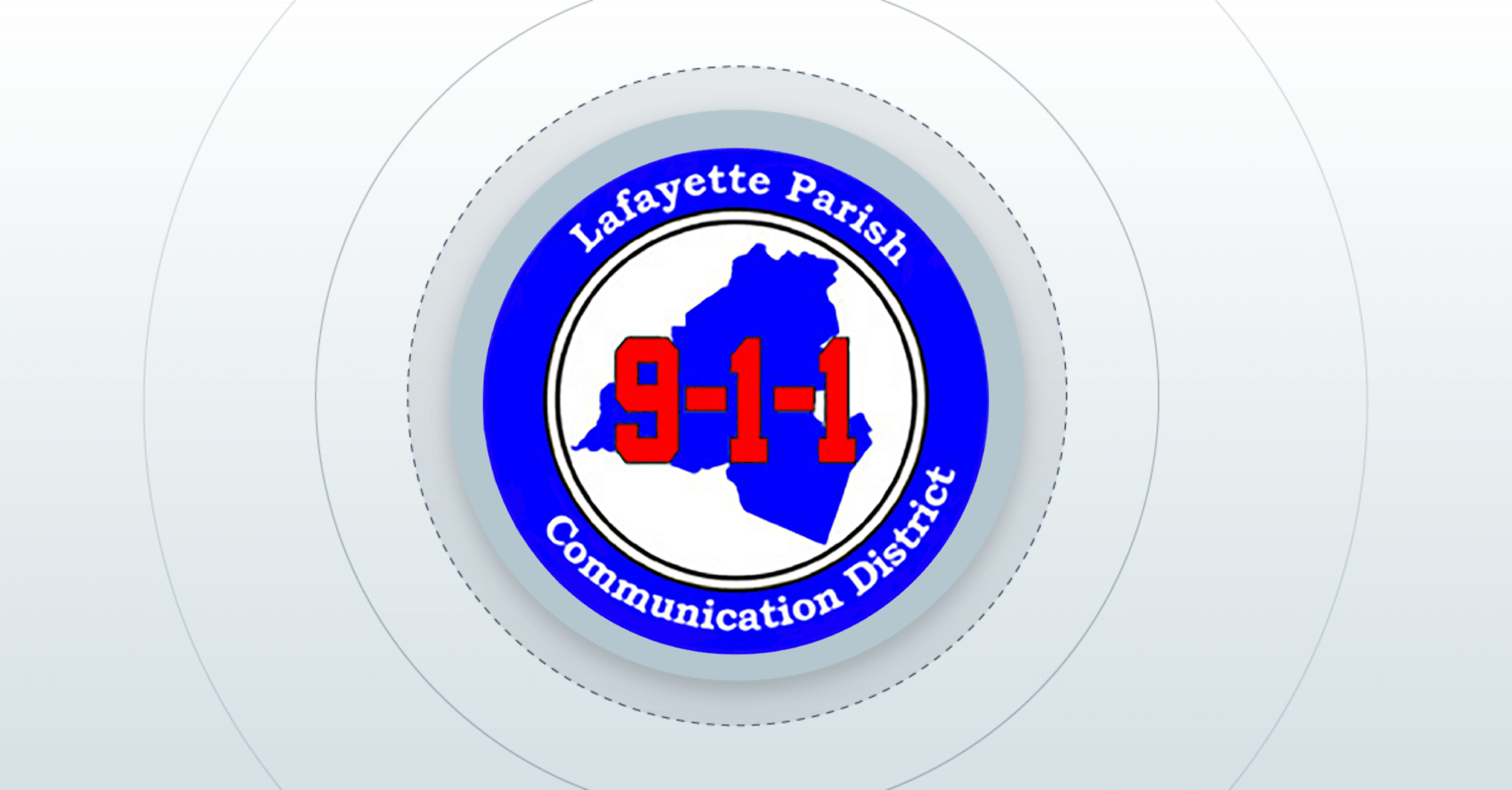 Lafayette Parish 911 communication district logo
