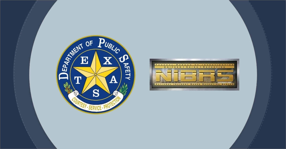 Texas department of public safety and NIBRS logos