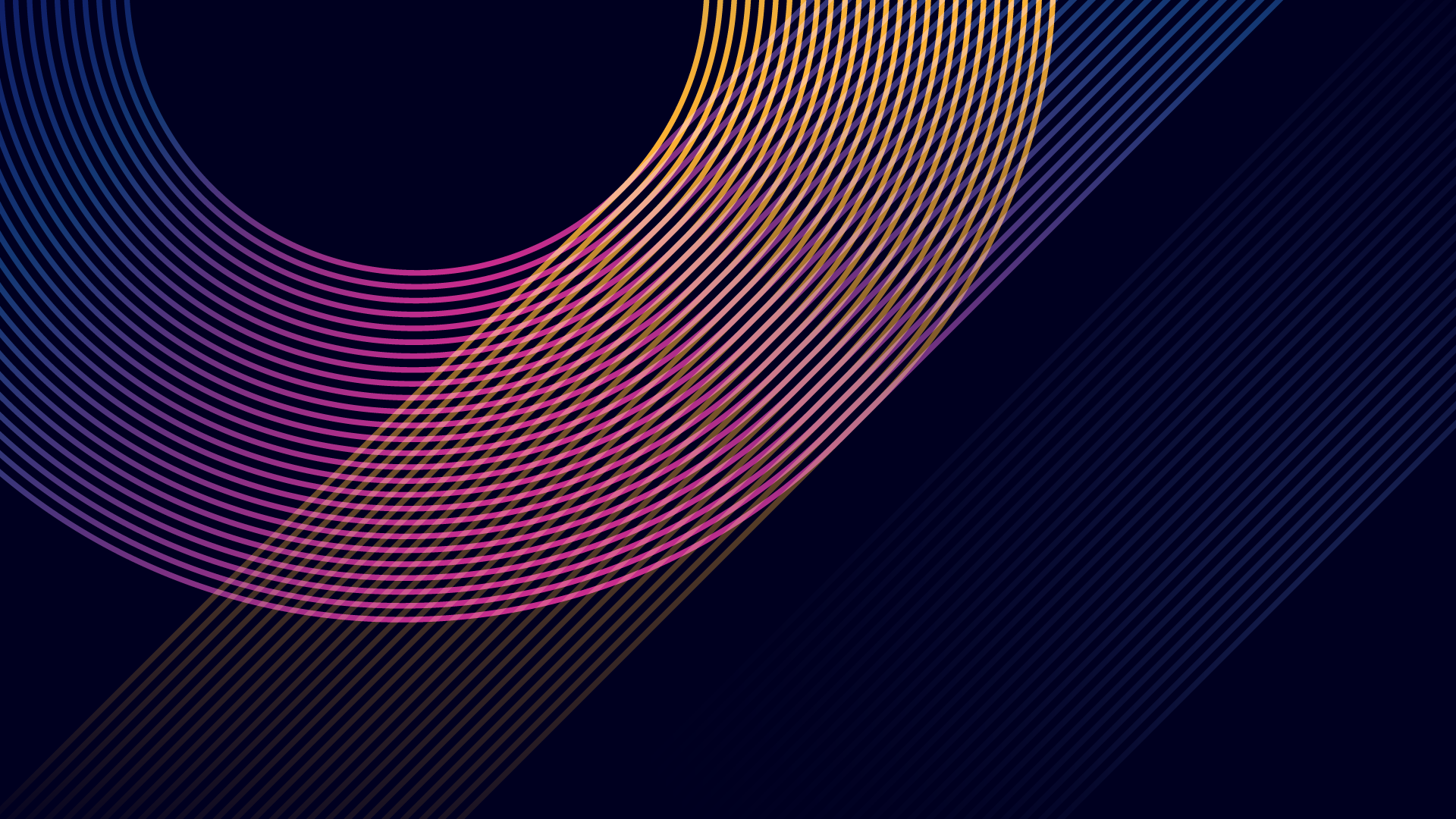 Abstract design with colorful curved lines on a dark background, creating a dynamic and modern pattern.