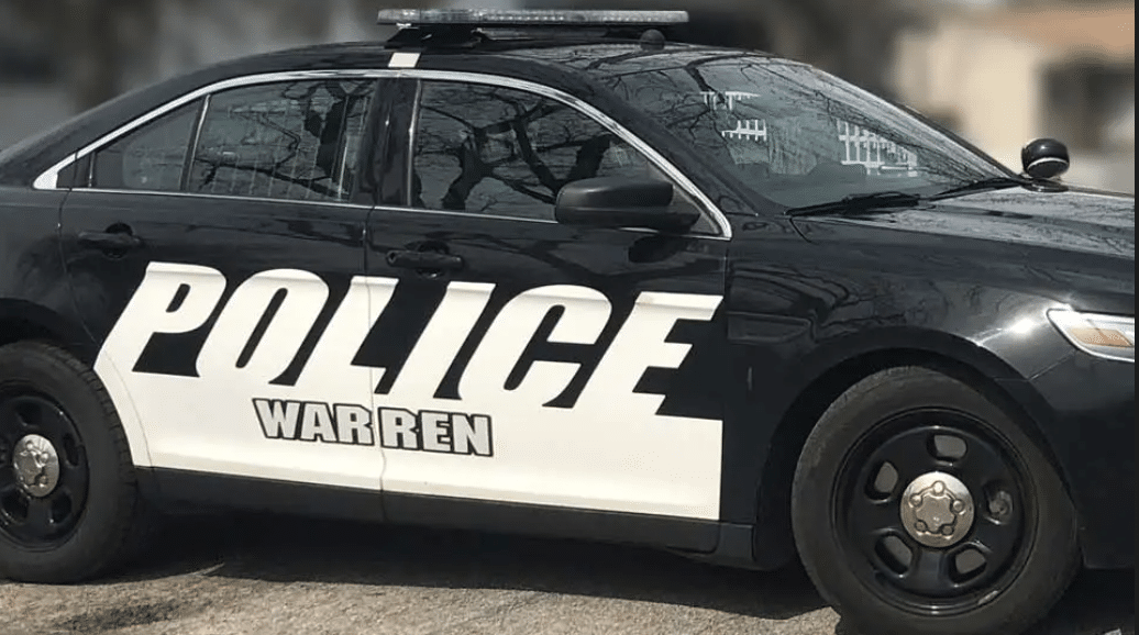 a warren police car